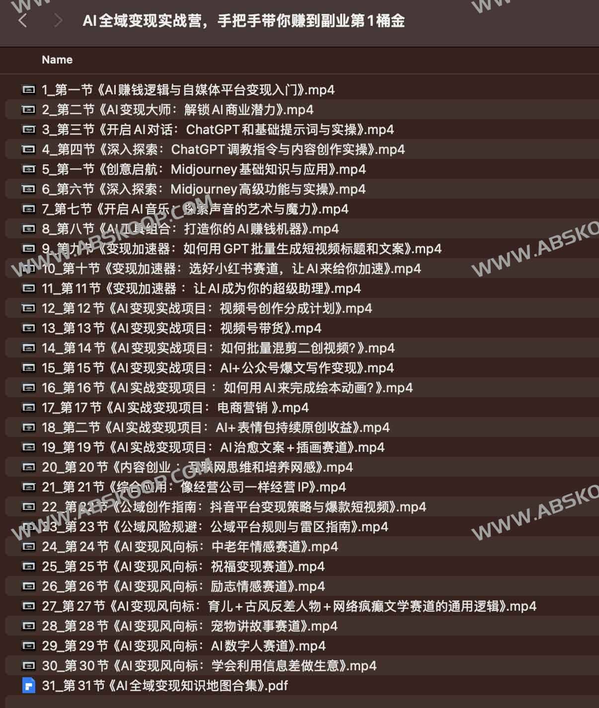 AI全域变现实战营,手把手带你赚到副业第1桶金