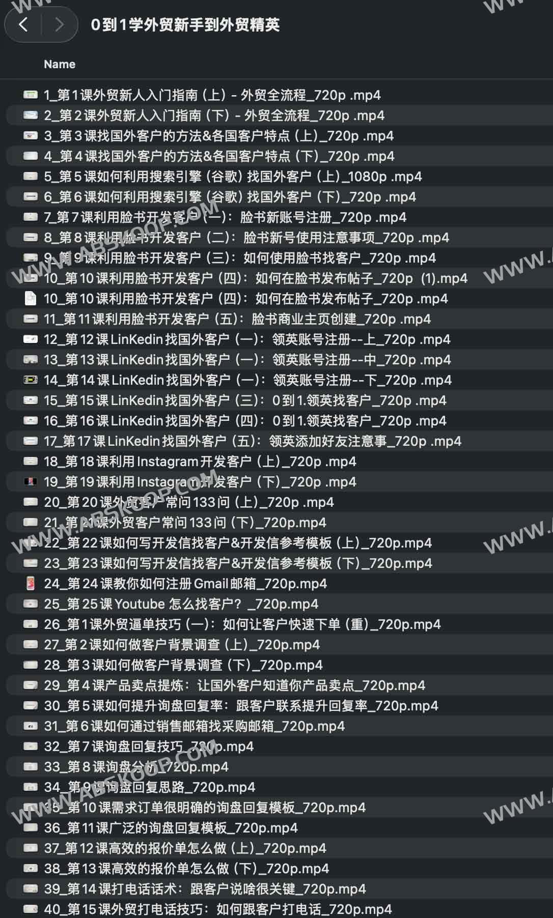 0到1学外贸新手到外贸精英