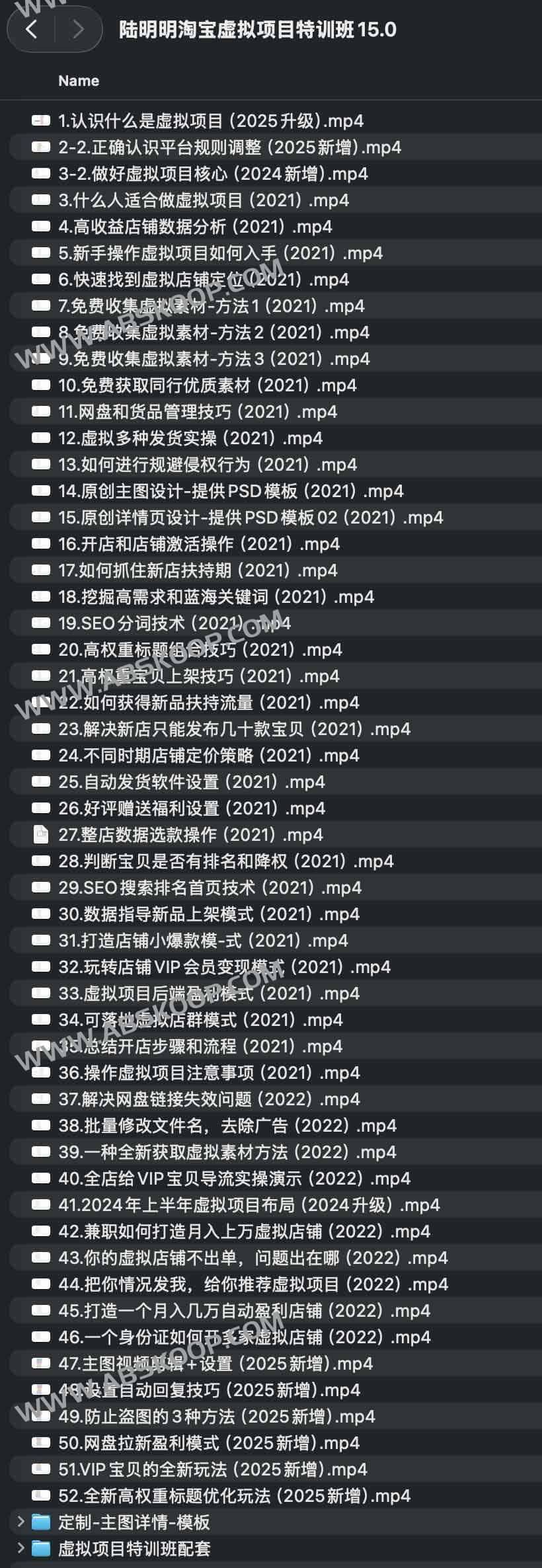 陆明明淘宝虚拟项目特训班15.0
