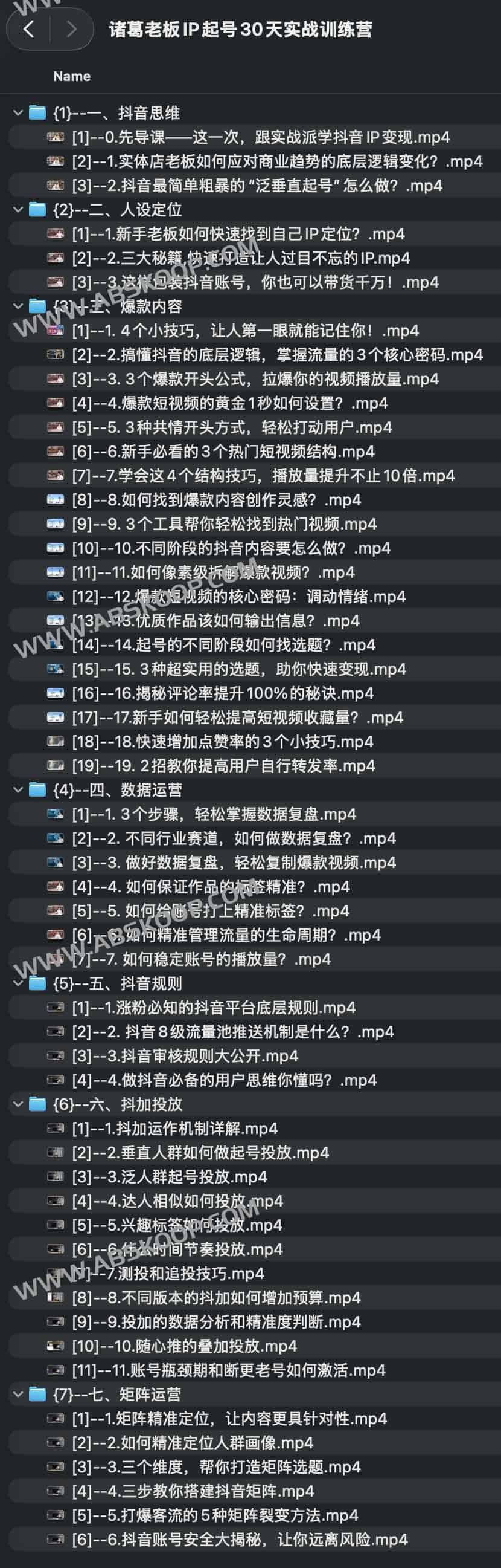 诸葛老板IP起号30天实战训练营