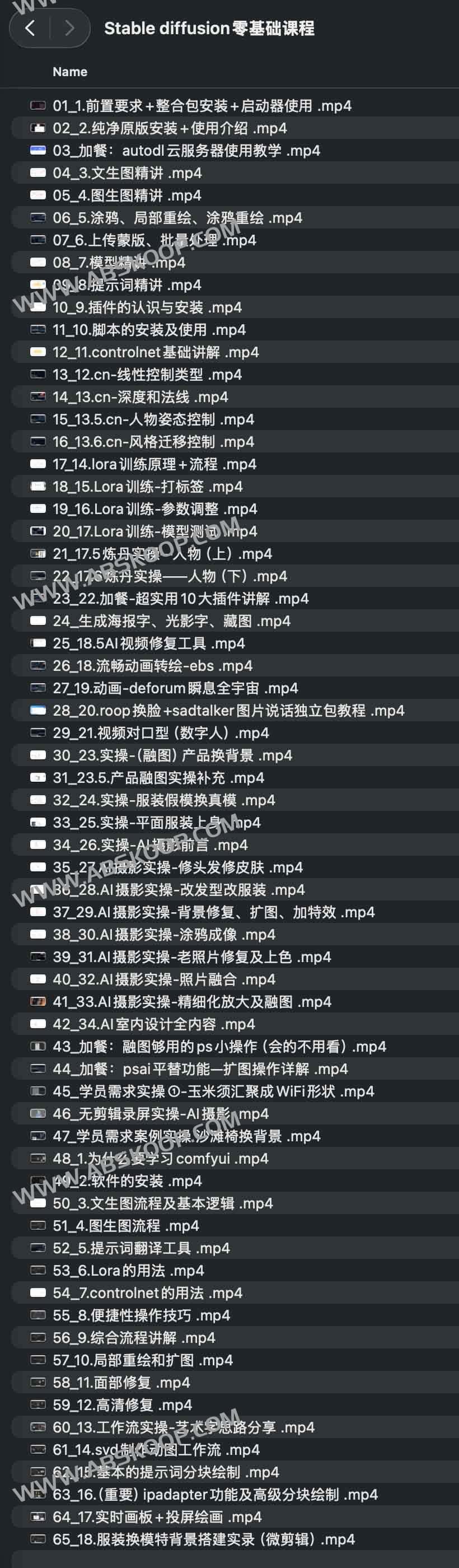 Stable diffusion零基础课程