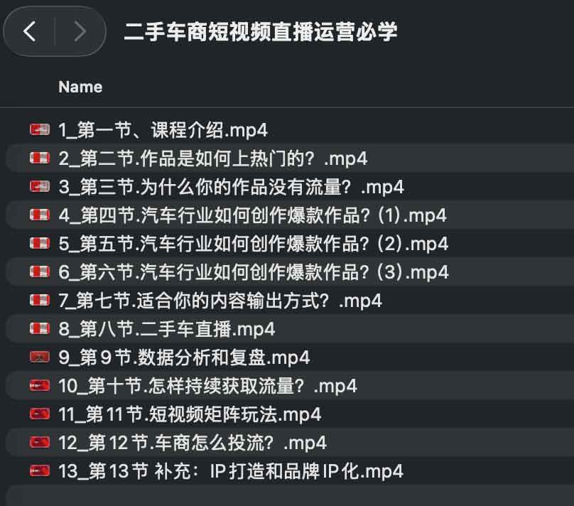 二手车商短视频直播运营必学